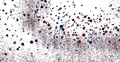 Scattered colorful circles, perfect for design projects needing a vibrant, textured backdrop.