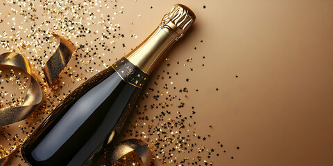 Celebrate with Sparkling Gold: Festive Drinks & Decorations