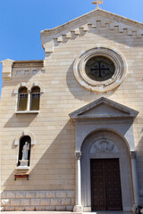 Armenian Catholic church in the center of Damascus. Republic of Syria