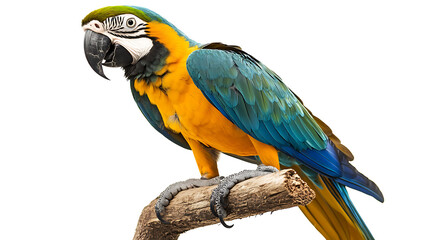Fototapeta premium blue and yellow macaw