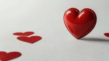 heart, love, valentine, shape, symbol, romance, red, day, valentines, romantic, celebration, decoration, 3d, holiday, hearts, glass, passion, gift, concept, object, wedding, design, illustration