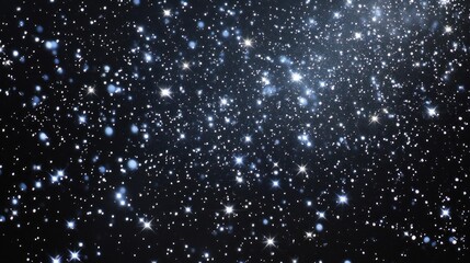 Fototapeta premium A mesmerizing view of countless stars scattered across a dark, deep-space backdrop.