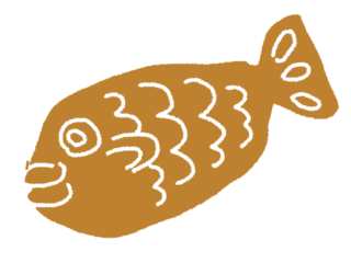 fish-shaped pancake filled with bean jam