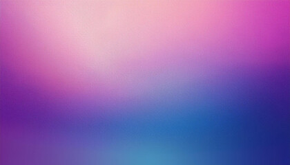 Fototapeta premium Blue Purple White Gradient Blurred with Grainy Noise Texture Background, for art product design, social media, trendy,vintage,brochure,banner