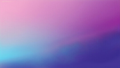 Fototapeta premium Blue Purple White Gradient Blurred with Grainy Noise Texture Background, for art product design, social media, trendy,vintage,brochure,banner