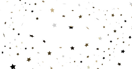 Falling Stars White Background