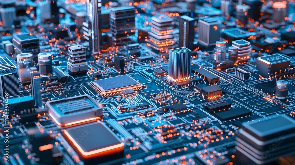 Aufkleber cryptocurrency is being mined by a computer chip. this mirrors a digital gold rush, where computers 