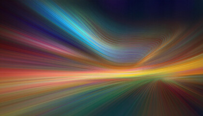 Obraz premium A stunning 3D render of an abstract multicolor spectrum