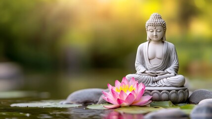 Utilizing mindfulness meditation in a calm environment to bring attention to the present moment and relieve stress.