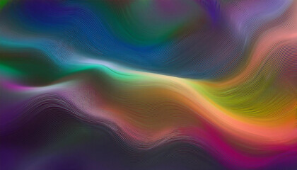 Obraz premium A stunning 3D render of an abstract multicolor spectrum