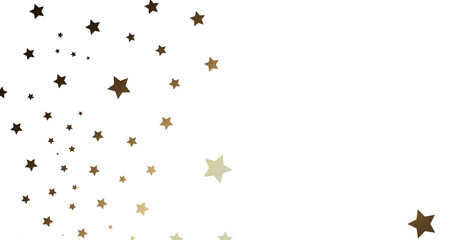 Gold Star Scatter Background