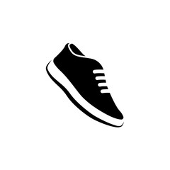 Simple shoes shop logo, shoes icon vector.