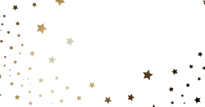 Gold and Brown Star Background