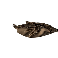 Bronze Draped Fabric, Abstract Background