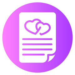 document gradient icon
