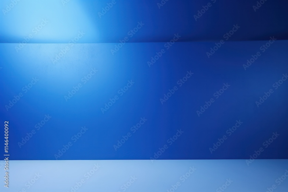 Poster smooth gradient blue background with subtle lighting perfect for minimalist design and modern aesthe