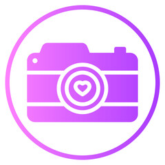 camera gradient icon