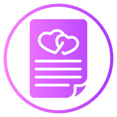 document gradient icon