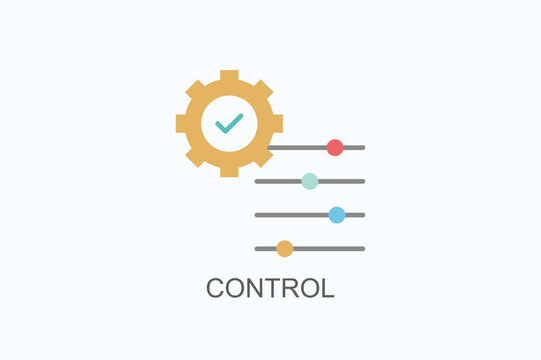 Control Vector, Icon Or Logo Sign Symbol Illustration 