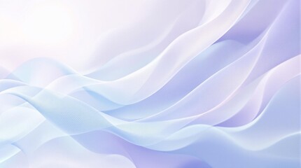 Obraz premium A close-up view of delicate pastel hues of draped fabric, blue and lavender