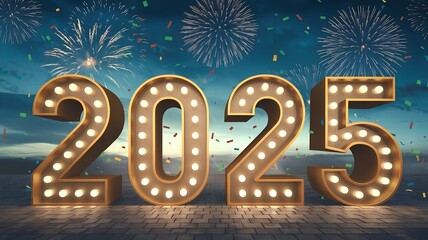 2025 text image for new year
