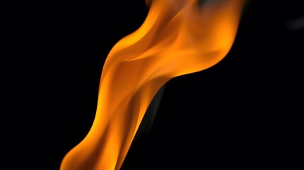 fire on black background