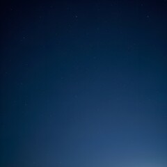 Stars in the blue night sky