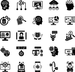 How to use AI 25 icon set in filled style