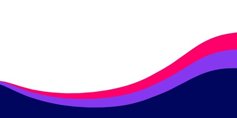 Abstract bussiness background with decorative overlapping waves with large copyspace area