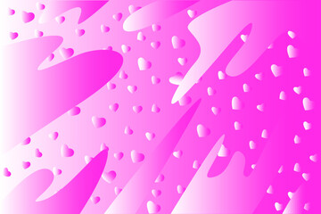 abstract background, geometric pattern with love shape elements, vector design
