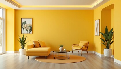 Yellow-Inspired Room Design: Real Interior Showcasing Bold and Warm Aesthetic Choices
