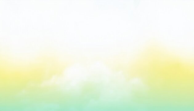 Soft Gradient Sky with Gentle Green and Yellow Hues, Subtle Cloud Textures, Perfect for Nature Themed Website Banners, Wellness Campaigns, Minimalist Backgrounds, and Inspirational Designs