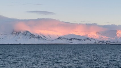sunrise over the mountains