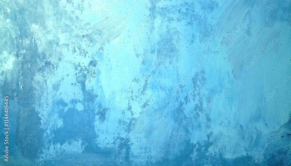 Fototapete Serene Textured Blue Abstract Background with Frost Like Patterns, Perfect for Minimalistic Design Projects, Website Headers, Art Backdrops, Digital Presentations, and Relaxing Visual Themes