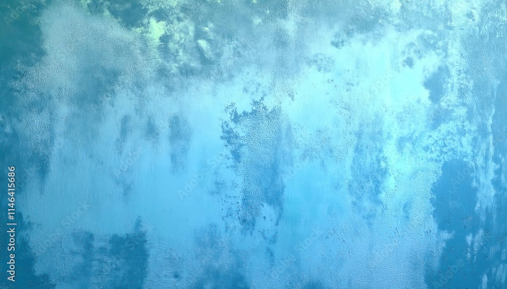 Leinwandbilder serene textured blue abstract background with frost like patterns, perfect for minimalistic design p