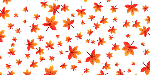 leaf vector seamless pattern for season fabric, decoration, wallpaper and wrapping paper