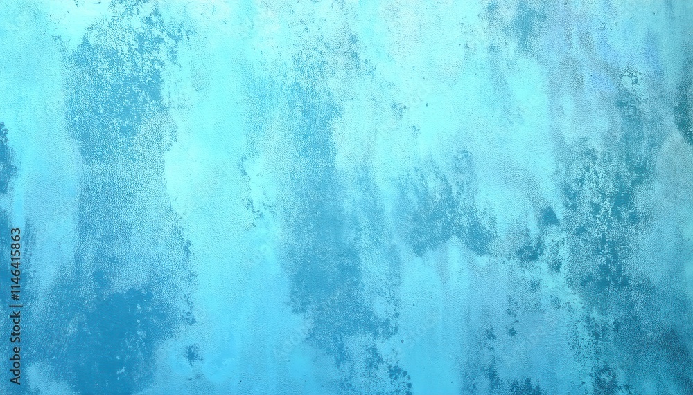 Leinwandbilder serene textured blue abstract background with frost like patterns, perfect for minimalistic design p
