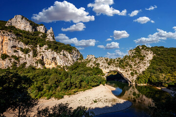 Great canyon of the Ardeche, Cevennes, France