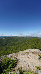 北海道札幌市手稲区にある手稲山山頂からの風景
