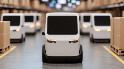Autonomous Warehouse Robots Efficient Automated Delivery System
