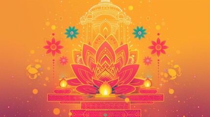 happy Akshaya Tritiya festival of India. abstract vector illustration design