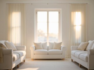 Living room in the morning