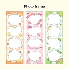 귀여운 사진 프레임