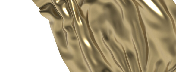 Gold Draped Fabric Texture