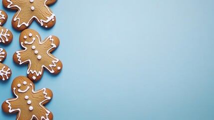 Gingerbread concept invitation for xmas