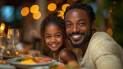 Family Dinner: Joyful Moments