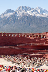 Lijiang, China, watch the Lijiang performance and climb the jade dragon mountain