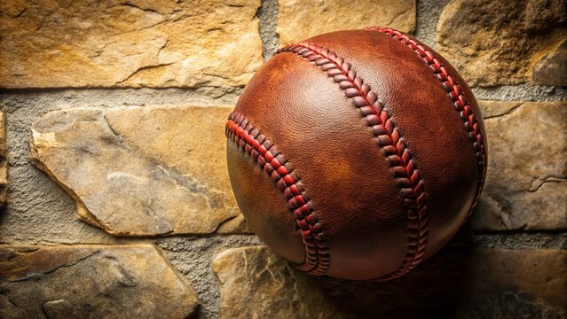 Basque Pelota Photography: Leather Ball on Stone, Sport Equipment, Traditional Game, Action Shot, Close-up