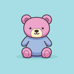 Elegant Silhouette Of A Bear Vector Illustration