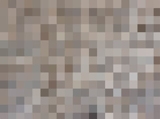 Gradient brown background. Creative texture from brown squares for publication, design, poster, calendar, post, screensaver, wallpaper, postcard, cover, banner, website. Vector illustration